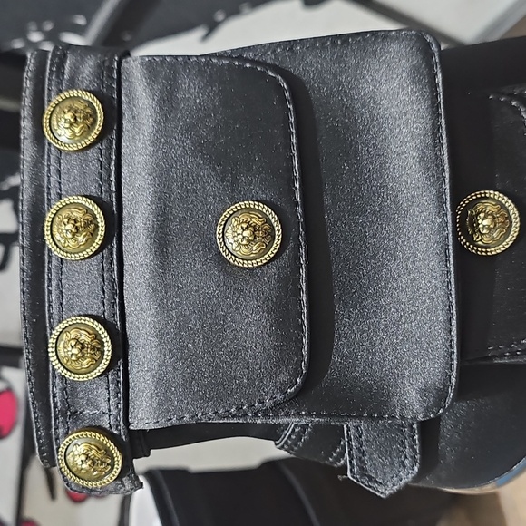 Jeffrey Campbell Elegant Pointed Toe Black Stiletto Zippered Heels Size 8.5 - Picture 7 of 16